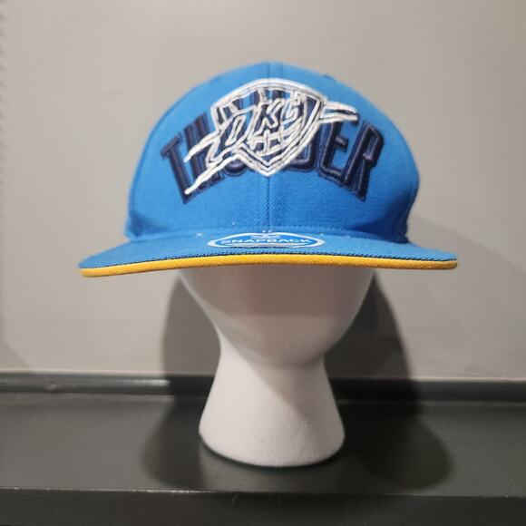 Oklahoma City Thunder Adidas NBA Basketball Snapback Hat Cap Mens OSFA - Picture 5 of 15